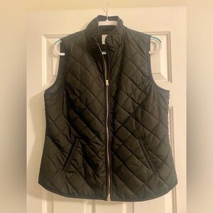 Old Navy Women's Black Quilted Vest Size Large